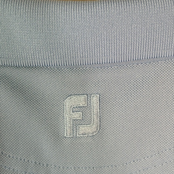 Foot Joy Golf Polo Carolina Blue Women’s Size XL - Picture 5 of 7